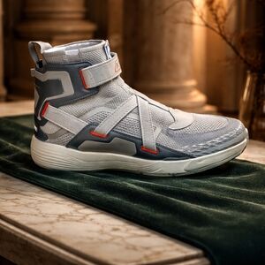 APL Super Future Gray and White Athletic Shoes